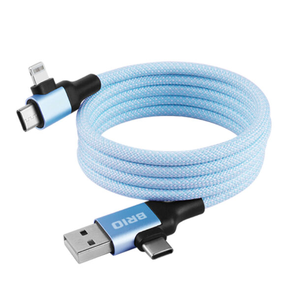 四合一好收線 磁吸快速充電傳輸線