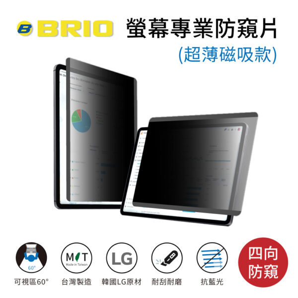 專業螢幕防窺片(超薄磁吸+四向防窺) iPad適用